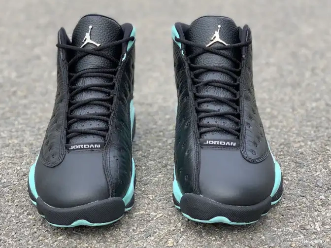 Cheap TB Retro Air 13 Jordan Island Black 414571-030 Green 0423